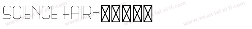 Science Fair字体转换